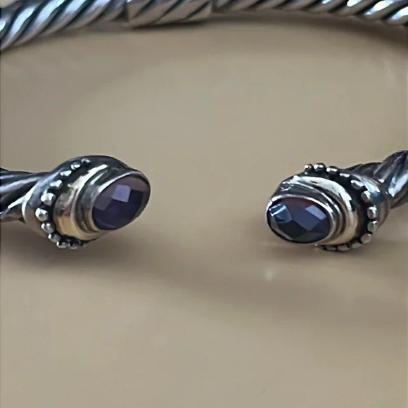 Samuel Benham Jewelry Company 925 Sterling Silver 18K Gold Accents Bracelet - Picture 3 of 14